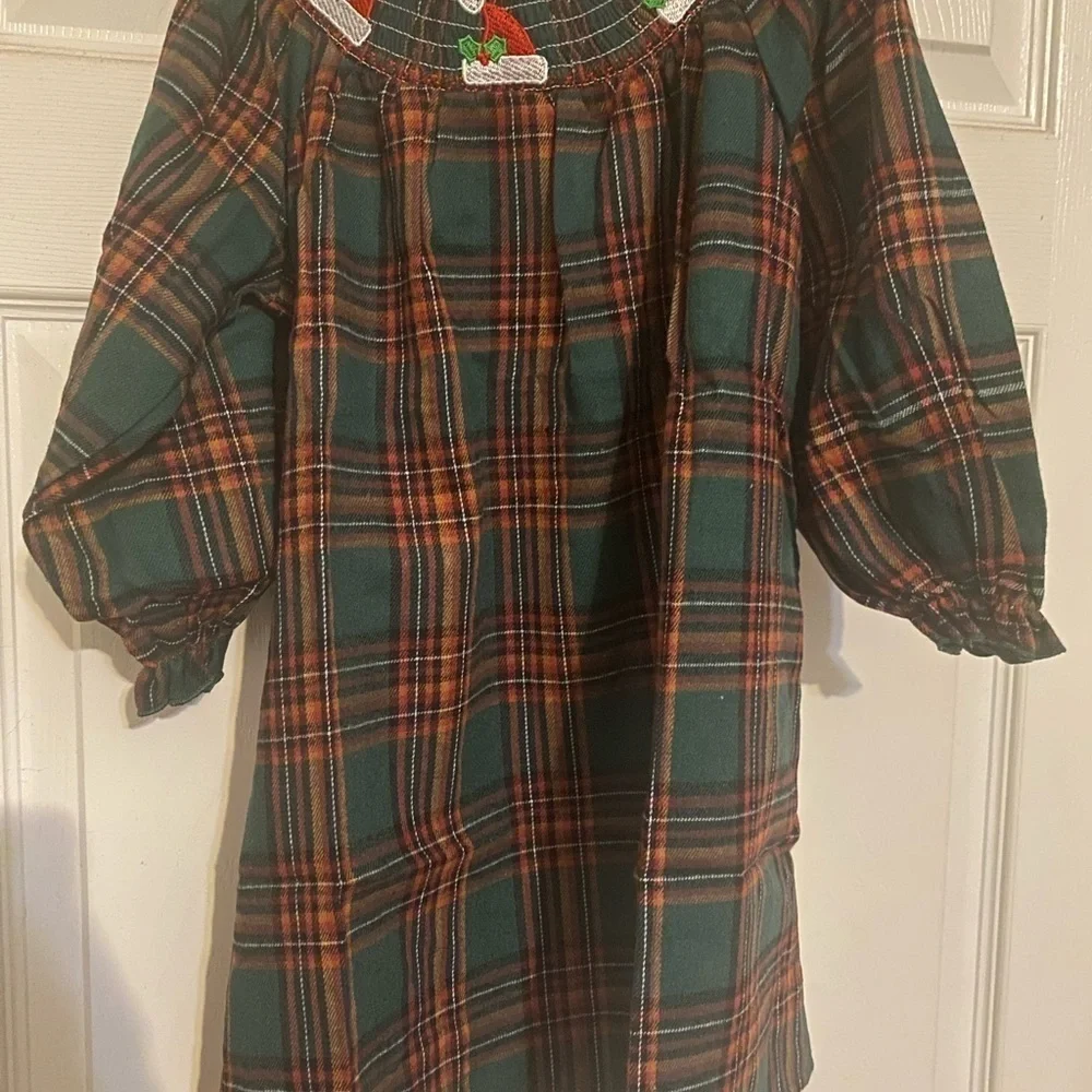 New Smocked Christmas Dress